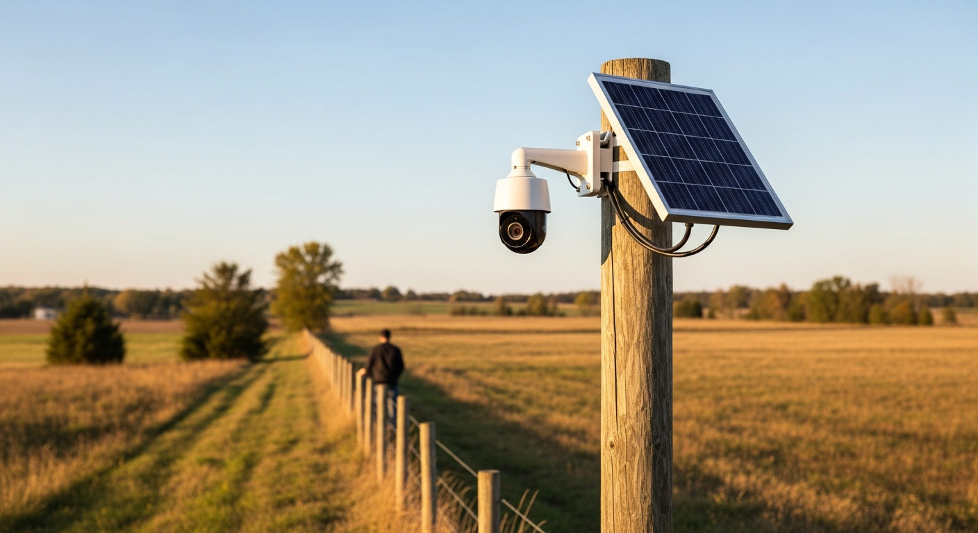 Camera Border Guard EagleView Security and Surveillance - Solar Powered Security Monitoring